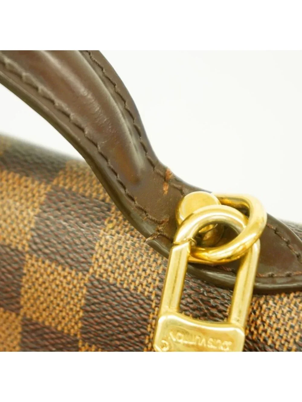 Louis Vuitton Handbag Damier Bergamo MM Ebene 2-Way